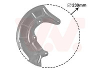 Splash Panel, brake disc