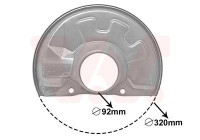 Splash Panel, brake disc