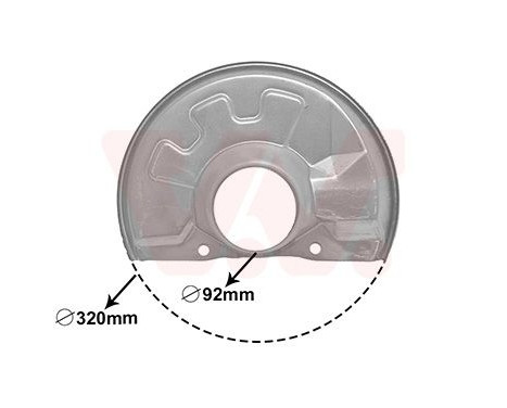 Splash Panel, brake disc