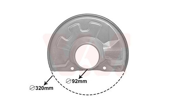 Splash Panel, brake disc