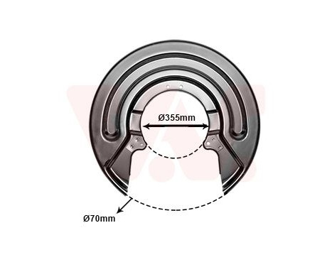 Splash Panel, brake disc