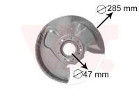 Splash Panel, brake disc