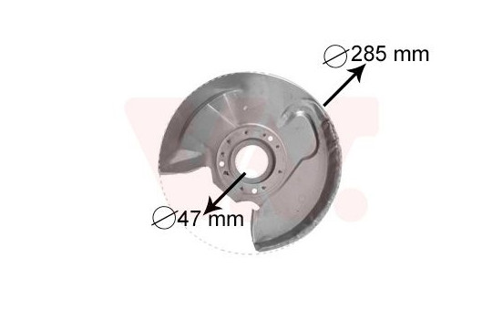 Splash Panel, brake disc