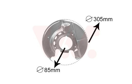 Splash Panel, brake disc