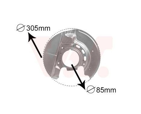 Splash Panel, brake disc