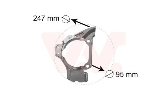 Splash Panel, brake disc, Image 2