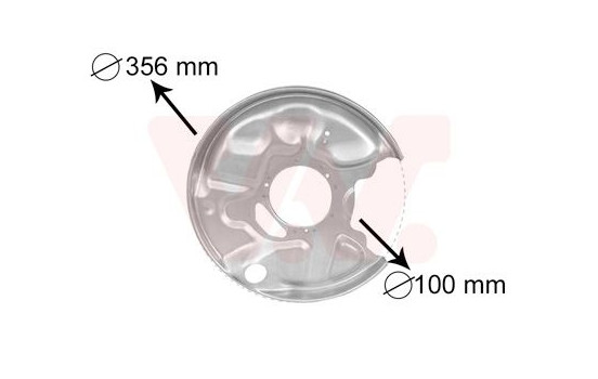 Splash Panel, brake disc, Image 2