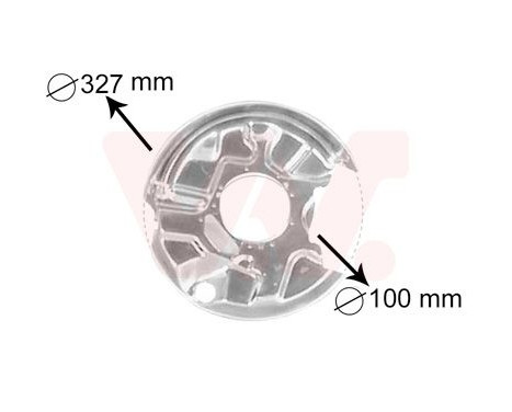 Splash Panel, brake disc, Image 2