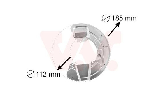 Splash Panel, brake disc, Image 2