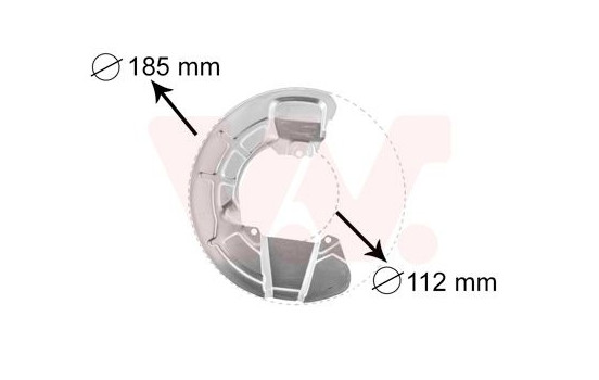 Splash Panel, brake disc, Image 2
