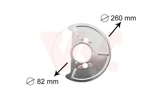 Splash Panel, brake disc, Image 2