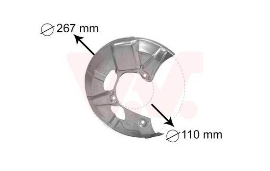 Splash Panel, brake disc, Image 2