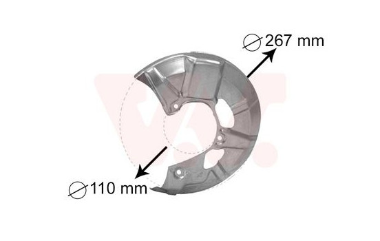 Splash Panel, brake disc, Image 2