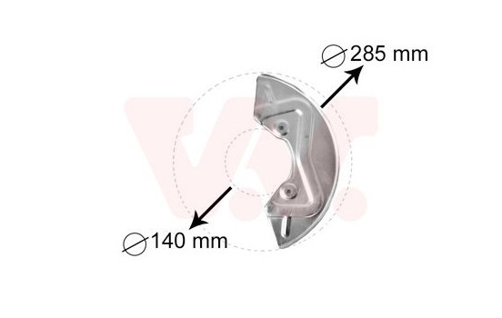 Splash Panel, brake disc, Image 2