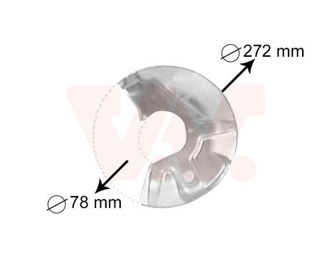 Splash Panel, brake disc, Image 2