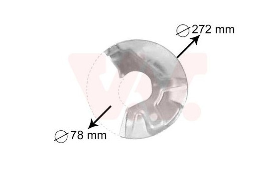 Splash Panel, brake disc, Image 2