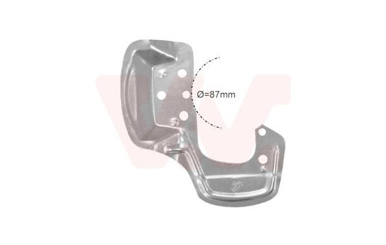 Splash Panel, brake disc, Image 2