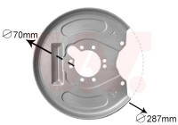 Splash Panel, brake disc