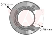 Splash Panel, brake disc