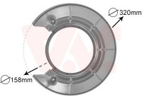 Splash Panel, brake disc