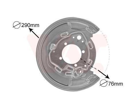 Splash Panel, brake disc