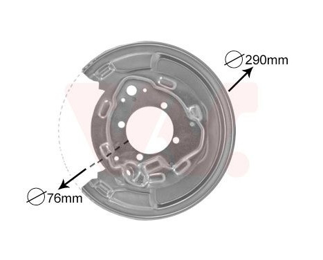 Splash Panel, brake disc