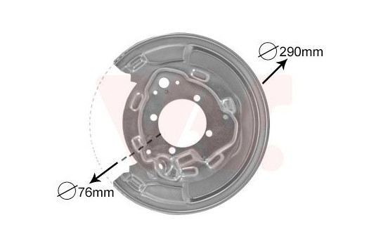 Splash Panel, brake disc