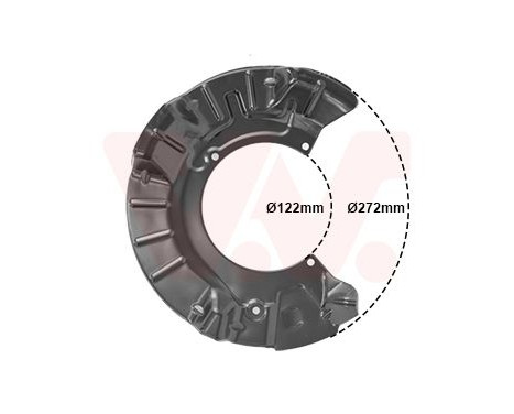 Splash Panel, brake disc