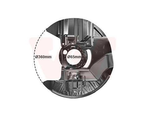 Splash Panel, brake disc