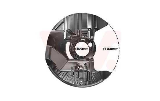 Splash Panel, brake disc