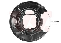 Splash Panel, brake disc