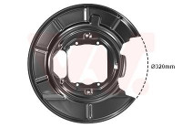 Splash Panel, brake disc