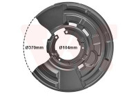 Splash Panel, brake disc
