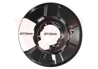 Splash Panel, brake disc