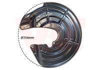 Splash Panel, brake disc