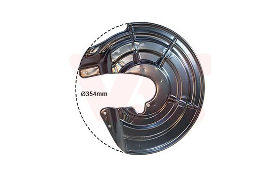 Splash Panel, brake disc