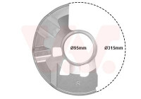 Splash Panel, brake disc