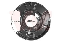 Splash Panel, brake disc