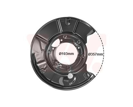 Splash Panel, brake disc