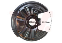 Splash Panel, brake disc