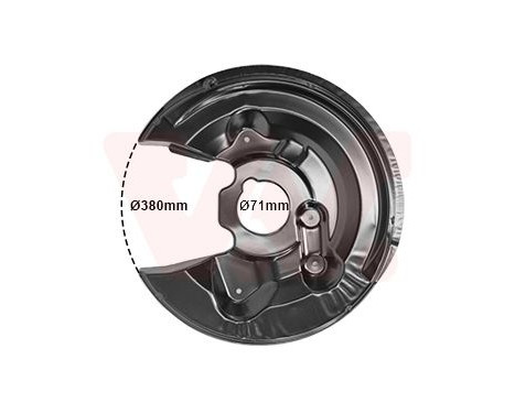 Splash Panel, brake disc