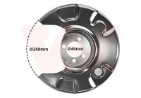 Splash Panel, brake disc