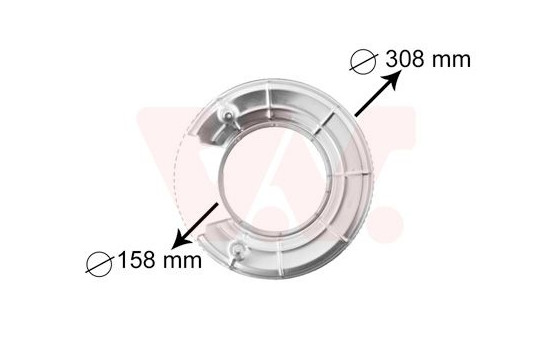 Splash Panel, brake disc, Image 2