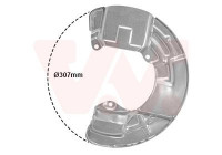Splash Panel, brake disc