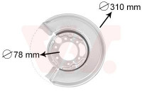 Splash Panel, brake disc