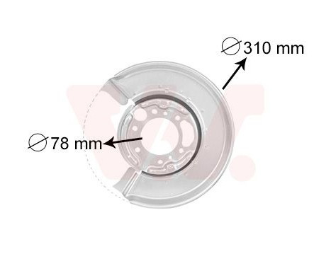 Splash Panel, brake disc