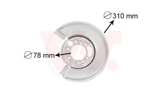 Splash Panel, brake disc