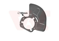 Splash Panel, brake disc