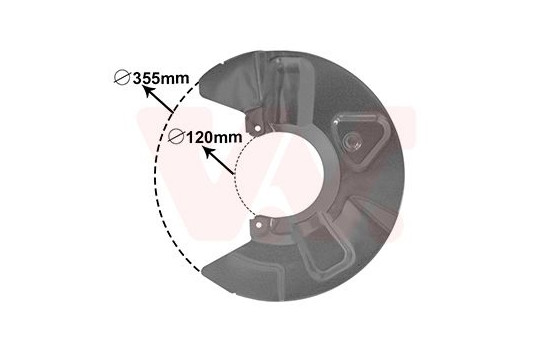 Splash Panel, brake disc