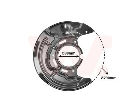 Splash Panel, brake disc